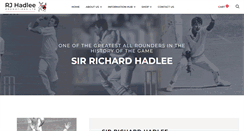 Desktop Screenshot of hadlee.co.nz